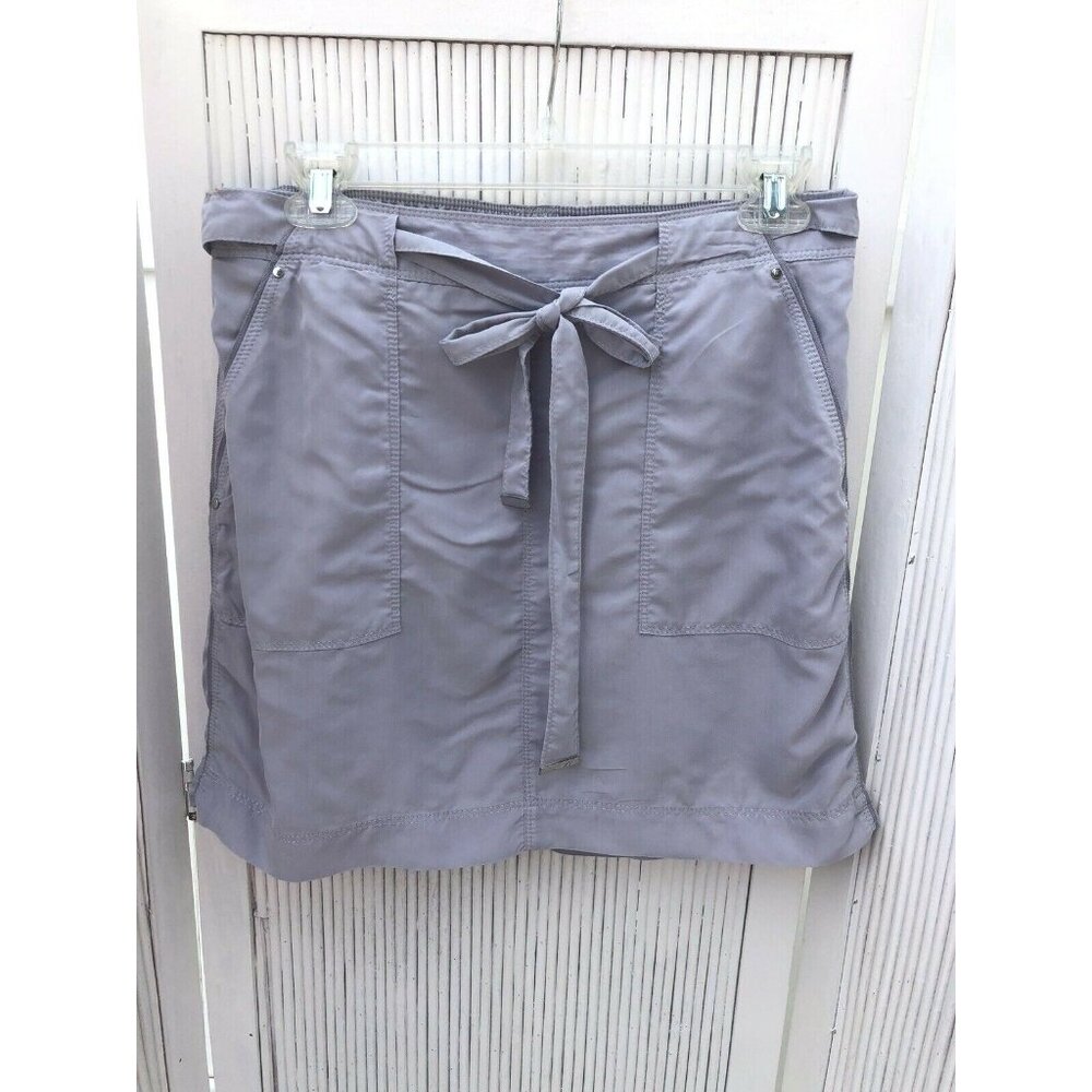 White House Black Market Skirt Size 4 Pull On Pockets Belted Soft Lined Elastic